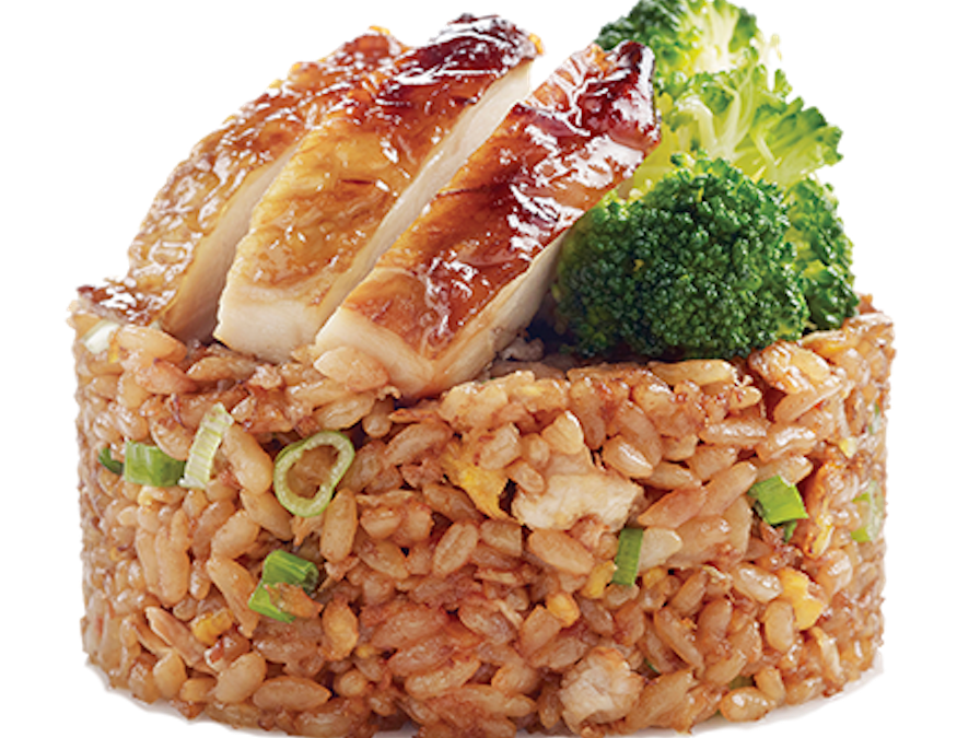 Chicken Shanghai Rool Rice WOK HEY - OUR WOK - Shanghai Fried Rice with Grilled Chicken & Broccoli