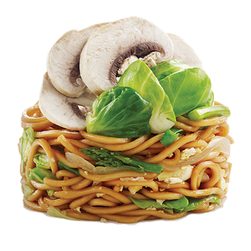 Fresh Ramen with White Mushroom & Brussels Sprout
