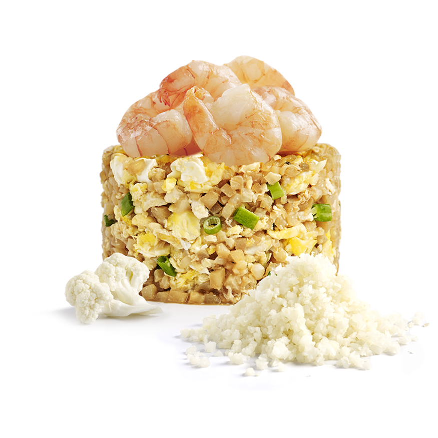 Shanghai CauliRice with Seasoned Prawns
